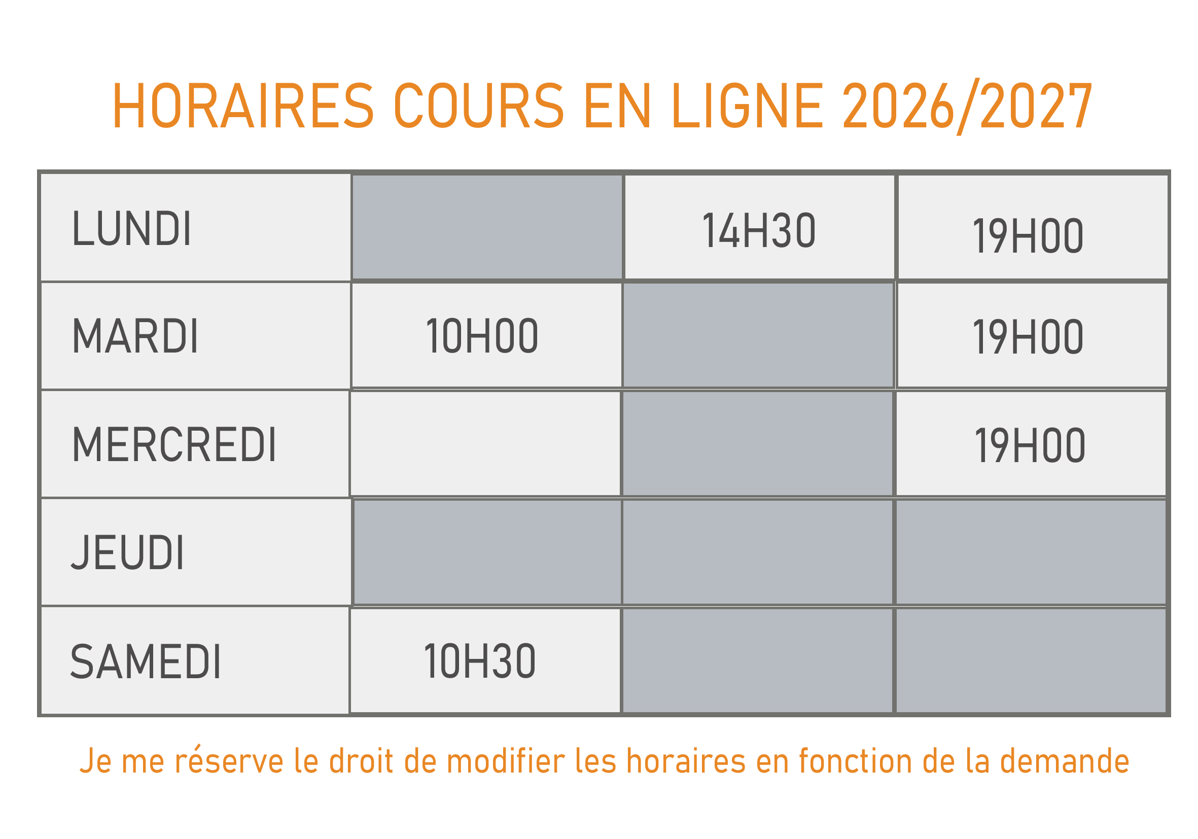 Stretching Postural Cours En Ligne 2026-2027